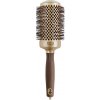 Olivia Garden Expert Blowout Shine Wavy Bristles Gold & Brown Fúkacia kefa na vlasy - 55 mm