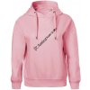 Klarinet nápis - Oversized mikina dámská Moon - kratšia + širšia - 2XL ( Ružová )