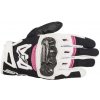 ALPINESTARS rukavice STELLA SMX-2 AIR CARBON V2 dámske black/white/fuchsia - L