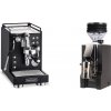 La Pavoni Mini Cellini, black + Eureka Mignon Zero, CR black
