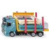 Kovový model Siku Super - nákladné auto prevážajúce montovaný dom 1:50 (4006874035625)