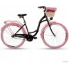 Retro bicykel GOETZE COLOURS čierno-ružový