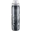 Elite ICE FLY, Smoke black Objem: 650ml Najľahšia cyklistická termo fľaša na svete