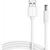 USB a DC 5,5mm napájací kábel 0,5m Vention CEYWD (biela) Vention