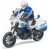Bruder 62731 Policejní motocykl Ducati s policistou