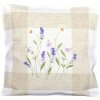 Návlek na vankúš, Levanduľa a margaréta, 40 x 40 cm