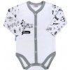 New Baby Body Dlhý Rukáv Celorozopínacie Music