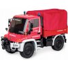 Carson Modellsport MB Unimog U300 Feuerwehr RC model auta elektrický záchranný voz 100% RTR 2,4 GHz vr. akumulát 1:12
