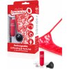 THE SCREAMING O - CHARGED REMOTE CONTROL PANTY VIBE RED -