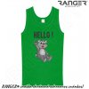 Detské tielko RANGER® - motív HELLO! Zelená 4XL
