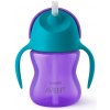 Avent hrnček so slamkou fialový 200ml