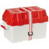 Schránka baterie pro aku 100 AH/370x210x250mm červeno-bílá