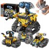 KOCKY ROBOT DIAĽKOVO OVLÁDANÝ RC DINOZAUR 5v1 520ks PRE PROGRAMOVANIE APP