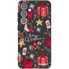 Picasee silikónový čierny obal pre Samsung Galaxy S24+ S926B 5G - Christmas