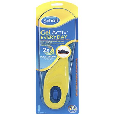 Scholl GelActiv Everyday gélové vložky do topánok 1 pár Pre mužov