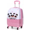 Detský kufor Snowball Pandy 4W SX 28 L ružová