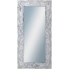 DANTIK - Zrkadlo v rámu, rozmer s rámom 50x100 cm z lišty Travertino strieborné (2893)
