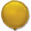 Godan Fóliový okrúhly balón - Zlatý 45 cm
