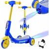 JOKO Detská Elektrická Kolobežka s VODNOU PAROU, svetlom a Hudbou, nosnosť 30kg, rýchlosť 5km/h, modrá