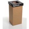 Odpadkový kôš na triedený odpad, recyklovaný, anglický popis, 20 l, RECOBIN 