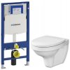 GEBERIT Duofix bez tlačidla + WC CERSANIT DELFI + SEDADLO 111.300.00.5 DE1