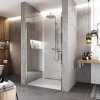Mereo Sprchové dvere, Novea, jednokrídlové, pivotové, 90x200 cm, chróm ALU, sklo Číre, L/P prevedenie CK10923Z