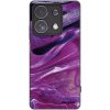 Picasee silikónový čierny obal pre Xiaomi Redmi Note 13 Pro 4G - Purple glitter