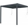 G21 Bioklimatická pergola Trenton Premium 3x3 m, antracitová hliníková, PE63900837