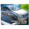 Deflektory - protiprievanové plexi Honda Stream 5D 2000 - 2007