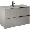 Elita Soho skrinka 100x45.3x63.5 cm závesná kúpeľňová skrinka pod umývadlo béžová RE011004047020