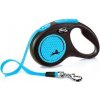 Vodítko Flexi New Neon S páska 5 m modré (do 15 kg)