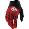 rukavice AIRMATIC 100% - USA červená/čierna Veľkosť: 2XL, Veľkost: 2XL