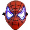Maska na tvár AG Spiderman čierna plastová s pohyblivými očami