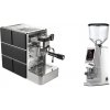 Stone Espresso Mine Black + Eureka Atom W 65, chrome