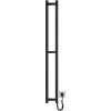 Mario-Radiators Kúpeľňový radiátor HF SLIM 80W/230V 117x14 cm čierna hranatý MR0016 + záruka 3 roky zadarmo