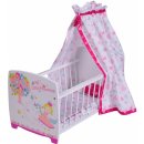 KNORRTOYS Postieľka pre bábiky Princess Zoe drevo 52 x 30 x 29 cm