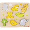 Goki Puzzle vkladacie divoké zvieratká