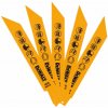 DT2346 DEWALT BIMETALOVÉ PILOVÉ PLÁTKY 152 MM NA KOVY, PRO AKU MEČOVÉ PILY, 5 KS