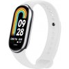 FIXED Silicone Strap pro Xiaomi Mi Band 8/Smart Band 9, bílý FIXSSTB-1176-WH
