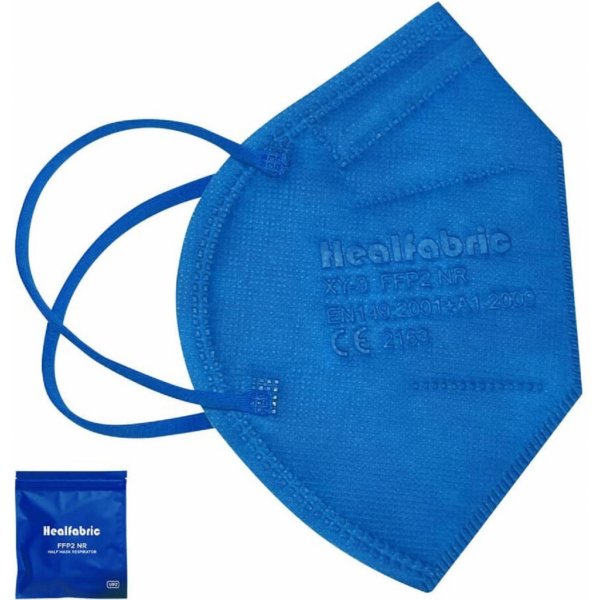 Healfabric respirátor ústnej ochranný 5-vrstvový FFP2 tvárová maska modrá  medium 1 ks od 1,16 € - Heureka.sk