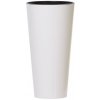 Prosperplast Kvetináč TUBUS SLIM biely lesk 25 cm