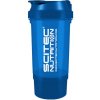 Scitec Traveler shaker 500ml + zásobník - modrý