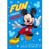 FARO Fleece deka Mickey Fun Polyester, 100/140 cm