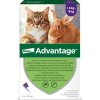 BAYER ADVANTAGE S.O. MAČKA A.U.V. OD 4KG 4×0,8ml