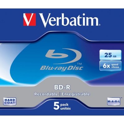 Verbatim BD-R 25GB 6x, 5ks