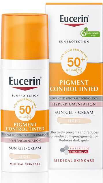Eucerin Sun emulzia pigment control svetlá SPF50+ 50 ml od 12,39 € - Heureka .sk