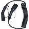 Sectron Nabíjecí kabel spirálový - Type 2 / Type 2, 11 kW, 3 × 16 A, 400 V, 5.5 m (EL-T2T2-3F16A-7M-TC)