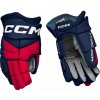 Rukavice CCM Jetspeed FT880 Sr Farba: navy modrá/červeno/biela, Veľkosť rukavice: 14
