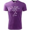 Barová chémia pivo tričko fialová