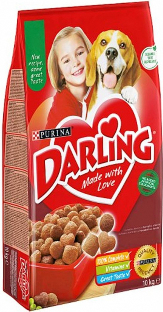 Purina Darling suché krmivo s hovädzím mäsom a zeleninou 10 kg